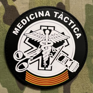 PoliceFirePatches Spain Medicina Tactica - Catalunya PVC - nášivka 