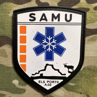 PoliceFirePatches Spain SAMU - Servicios de Asistencia Médica de Urgencias PVC - nášivka 
