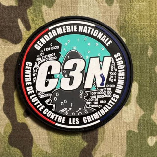 PoliceFirePatches France Gendarmerie Nationale Centre de Lutte Contre Les Criminalites Numeriques PVC - nášivka