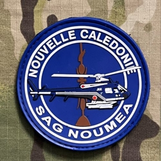 PoliceFirePatches France Gendarmerie Nationale SAG Noumea - Nouvelle Caledonie PVC - nášivka