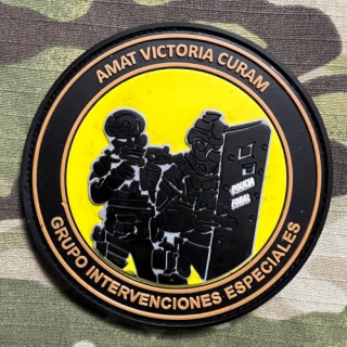 PoliceFirePatches Spain Policia Foral GIE - Grupo Intervenciones Especialesr PVC - nášivka