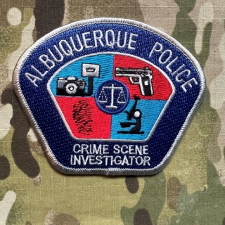 USA Patch Police - Albuquerque - Crime Scene Investigator - nášivka