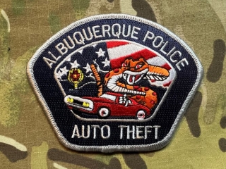 USA Patch Police - Albuquerque - Auto Theft - nášivka