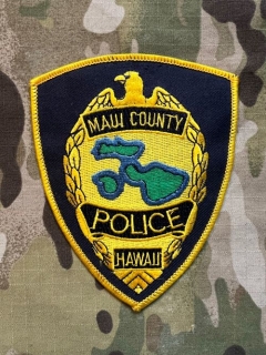 USA Patch Police - Maui County - Hawaii - nášivka