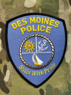 USA Patch Police - Des Moines - nášivka