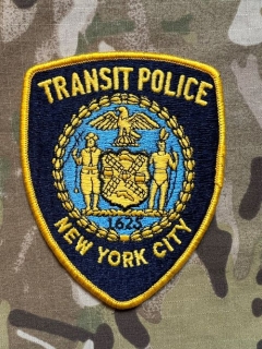 USA Patch Police Department - City of New York - Transit Police - nášivka