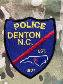 USA Patch Police - Denton N.C. - nášivka