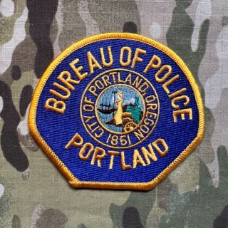 USA Patch Bureau of Police - Portland - nášivka