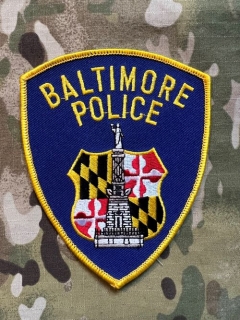 USA Patch Police - Baltimore - nášivka