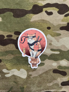NoName Stickers Shinobi Cat - Small - samolepka