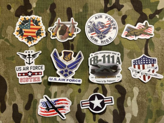 NoName US Air Force Mini Stickers Set 1 - samolepky