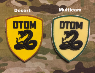 NoName DTOM Snake Shield PVC nášivka
