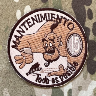 Spain Patch Air Force - ALA 15 (Wing) - Maintenance Group - nášivka