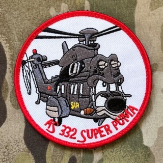 Spain Patch Air Force - SAR - AS 332 Super Puma - nášivka