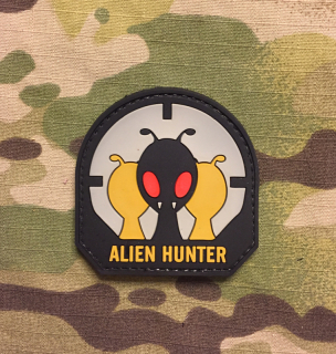 NoName Alien Hunter PVC Patch nášivka