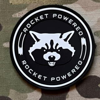 YJPF Guardians of the Galaxy - Rocket Powered PVC Patch - SWAT - nášivka