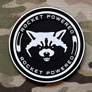 YJPF Guardians of the Galaxy - Rocket Powered PVC Patch - GID - nášivka