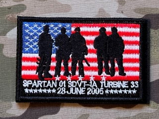 YJPF Lone Survivar American Flag Patch - Color - nášivka