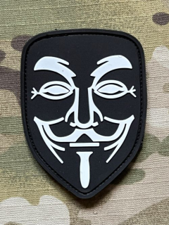YJPF Anonimus Mask PVC Patch - SWAT - nášivka