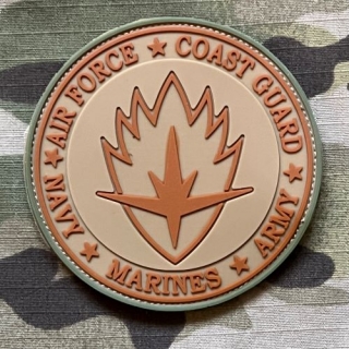 YJPF Guardians of the Galaxy PVC Patch - Multicam - nášivka