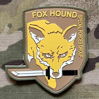 YJPF Fox Hound - Special Force Group PVC Patch - Multicam/Yellow - nášivka