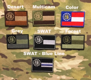 NoName Georgia Flag Patch nášivka