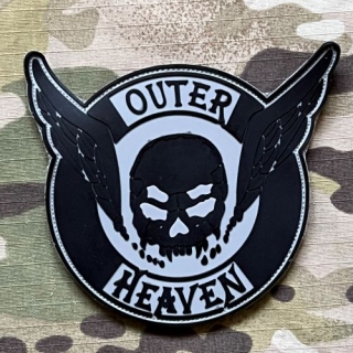 YJPF Metal Gear Solid - Outer Heaven PVC Patch - Grey/Black - nášivka