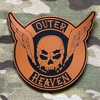 YJPF Metal Gear Solid - Outer Heaven PVC Patch - Black/Brown - nášivka