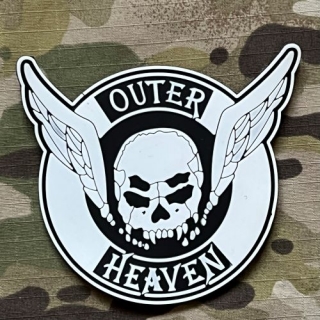 YJPF Metal Gear Solid - Outer Heaven PVC Patch - Black/GID - nášivka