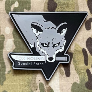 YJPF Fox Hound Special Force PVC Patch - Grey - nášivka