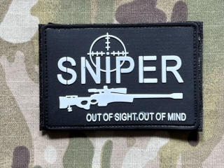 YJPF Sniper - Out of Sight PVC Patch - SWAT - nášivka