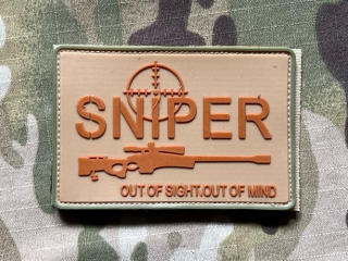 YJPF Sniper - Out of Sight PVC Patch - Multicam - nášivka