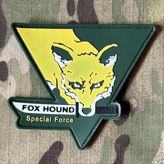 YJPF Fox Hound Special Force PVC Patch - Color/Green - nášivka