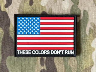 YJPF US Flag - These Colors Don´t Run PVC Patch - Color - nášivka