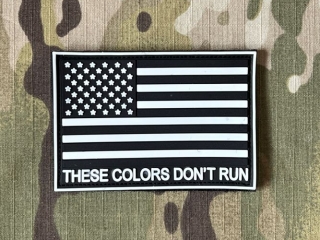 YJPF US Flag - These Colors Don´t Run PVC Patch - GID - nášivka