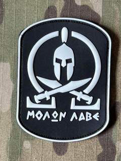 YJPF Spartan - Molon Labe PVC Patch - GID - nášivka
