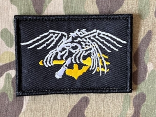 YJPF Seal Team Skeleton Eagle Patch - Black - nášivka