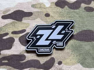 YJPF Metal Gear Solid - Zanzibar Land PVC Patch - Grey/Black - nášivka