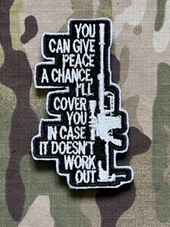 YJPF Sniper You Can Peace Patch - Black - nášivka