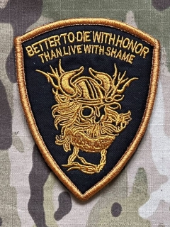 YJPF Seal Team 6 - Blue Squadron Patch - Black - nášivka