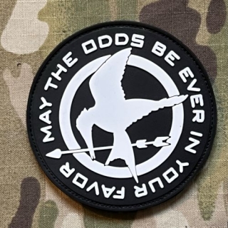 YJPF Hunger Games - May the Odds Be Ever In Your Favor PVC Patch - SWAT - nášivka
