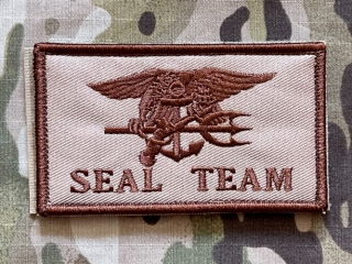YJPF Seal Team Patch - TAN - nášivka
