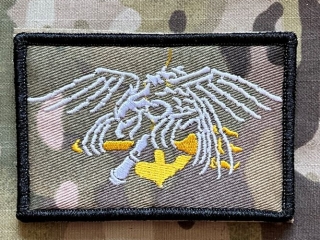YJPF Seal Team Skeleton Eagle Patch - Multicam - nášivka