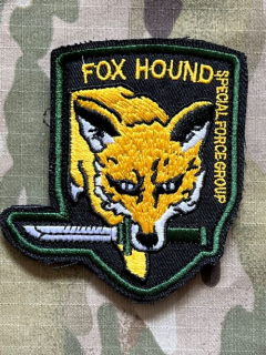 YJPF Fox Hound - Special Force Group Patch - Color/Black - nášivka