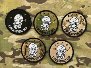 YJPF I Survived IED Patch - ver.2 - nášivka