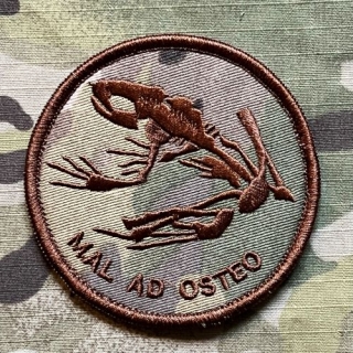 YJPF Mal Ad Osteo Skull Frog Patch - Multicam - nášivka