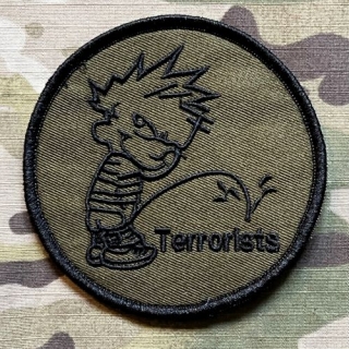YJPF Douse the Terrorism Patch - Olive - nášivka