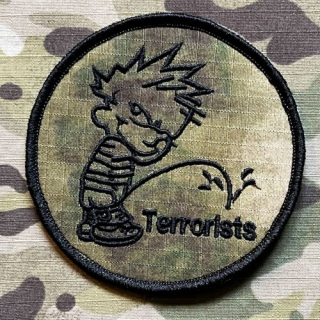 YJPF Douse the Terrorism Patch - A-TACS FG - nášivka