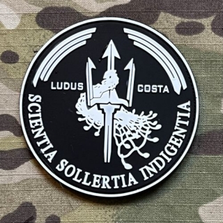YJPF Ludus Costa PVC Patch - Black/GID - nášivka