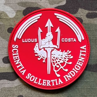 YJPF Ludus Costa PVC Patch - Red/GID - nášivka